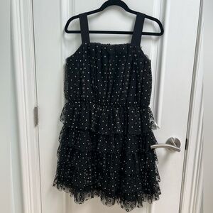 Twinset tulle mini dress removable mesh shirt